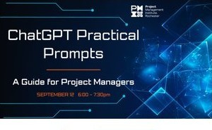 Presentation title slide for ChatGPT Practical Prompts: A Guide for Project Managers