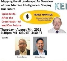 KEI episode flyer for Mapping the AI Landscape featuring Kristian Bainey as a guest