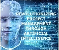 Presentation cover graphic for Revolutionizing Project Management Through Artificial Intelligence